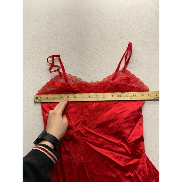 Vintage Red Vanity Fair Lace Trim Camisole #5730 - Picture 6 of 6